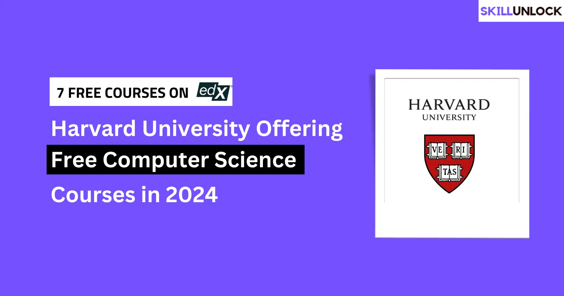 Harvard University Offering Free Computer Science Courses 2024